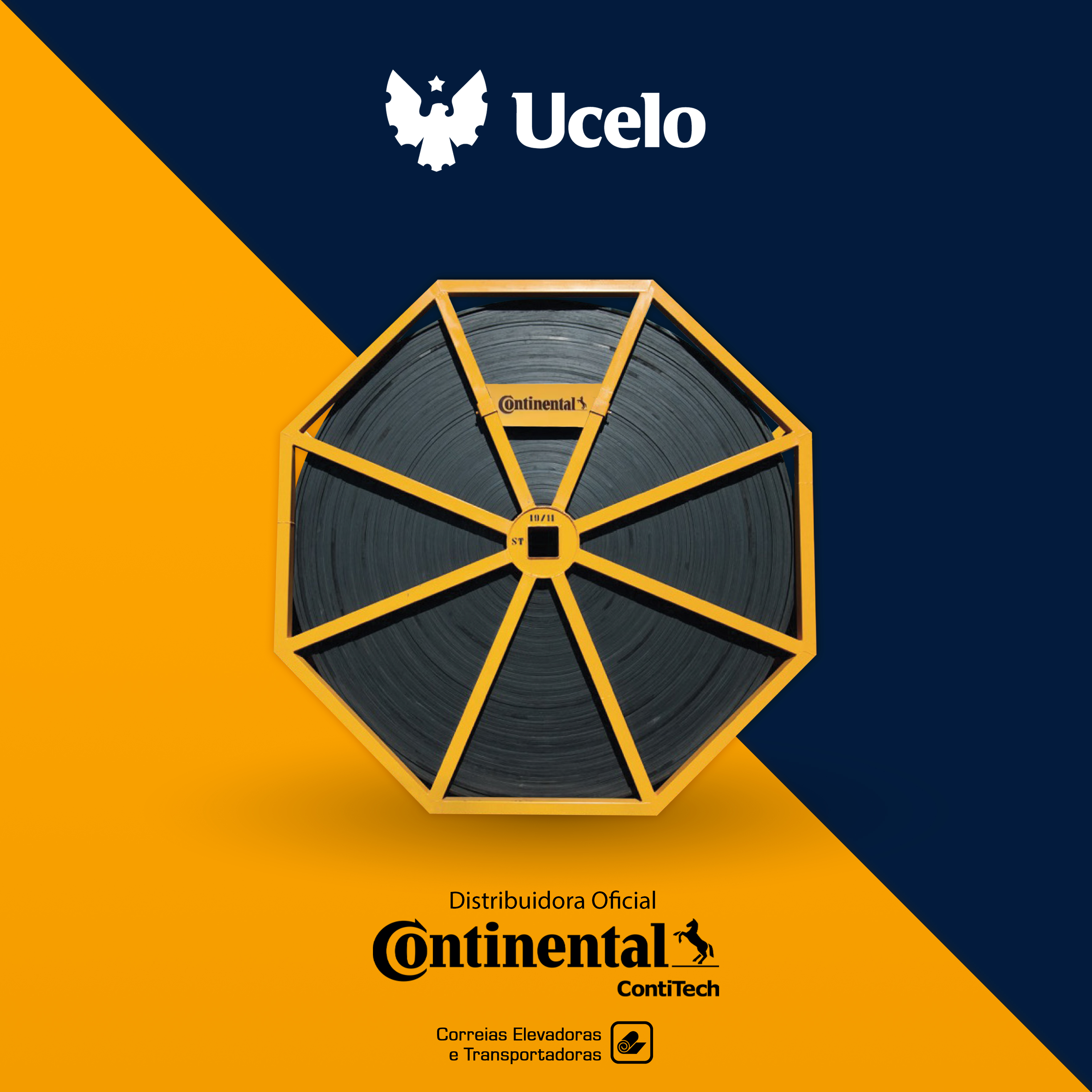 Somos distribuidores oficiais das Correias Elevadoras e Transportadoras da Continental Contitech